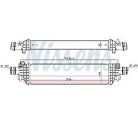 Intercooler Aluminio 96173 NISSENS para OPEL CHEVROLET