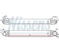 NISSENS Radiador de admisión, intercooler para MINI: MINI (Ref: 96608)
