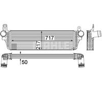 MAHLE Aftermarket Radiador de admisión, intercooler para VOLKSWAGEN: Transporter (Ref: CI 242 000P)