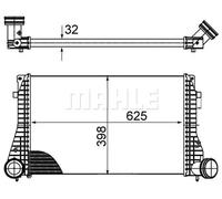 MAHLE CI 482 000S Intercooler
