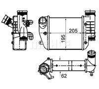 MAHLE CI 484 000S Intercooler