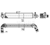 MAHLE CI 516 000S Intercooler