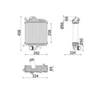 Intercooler Aluminio CI 672 000P MAHLE