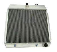 Intercooler Automóvil Compatible Con Chevy Para BEL AIR 1955 1956 1957 Radiador Aluminio 3 Filas Reemplazo Reparación Piezas Repuesto
