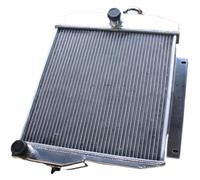 Intercooler Coche Compatible Con Jeep Para CJ3 CJ5 CJ6 1963 1964 1965 1966 1967 1968 1969 1970 Piezas Repuesto Reparación Radiador Aluminio 2 Filas