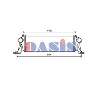 Intercooler De Aletas Soldadas Para Iveco Daily V Chasis/Caja