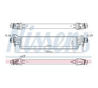 Intercooler De Aluminio Con Aletas Soldadas Compatible Para Opel Corsa E Adam