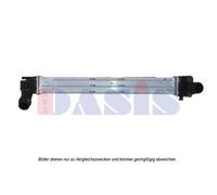 Intercooler De Aluminio Con Aletas Soldadas Para Dacia Duster Kasten 655x105x76