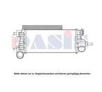 Intercooler De Aluminio Para Ford Focus III Turnier DXA CB7 DXA CEU 343x157x62