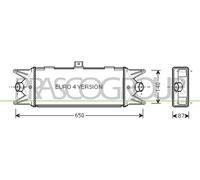 PRASCO Intercooler Para Iveco Daily IV Pritsche/Fahrgestell Kasten/Kombi