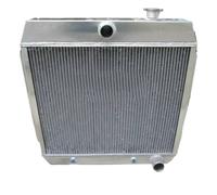 Intercooler de Coche Compatible con Chevy Bel Air 1955-1957, radiador de Aluminio de 3 Filas, repuestos de reparación.