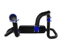 Intercooler del turbocompresor Para Hyundai Para Genesis 2,0 T Turbo 2010-2012 Kit Manguera Tubería Intercooler Rendimiento Barra Placa Montaje Frontal Aluminio(Azul)