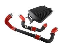 Intercooler del turbocompresor Para Seat Ibiza Mk4 Para Fabia VRS PD130 Para Polo Para GTI 02-08 Kit Intercooler Montado En La Parte Delantera Mejorado(Red)