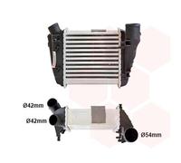 Intercooler Derecho Refrigerado por Aire Aluminio para Audi A4 Avant Cabriolet