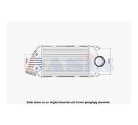 Intercooler Ladeluftkühler Ladeluft para Porsche 911 997 325x220x80 EISENFELS