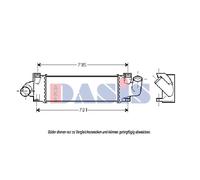 Intercooler Ladeluftkühler Para Ford Focus II Turnier DA_ HCP DP 097008N