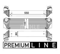 Intercooler MAHLE CI 183 000P