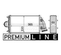 Intercooler MAHLE CI 379 000P