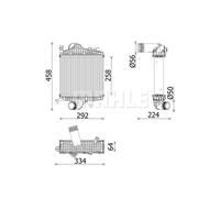 Intercooler MAHLE CI 672 000P