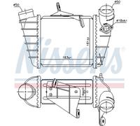 Intercooler NISSENS 961200