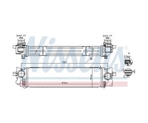 Intercooler NISSENS 961265