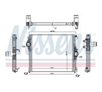 Intercooler Aluminio 961532 NISSENS para ALFA ROMEO GIULIA STELVIO