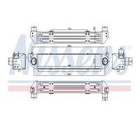 NISSENS 96243 Intercooler