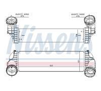 Intercooler NISSENS 96364