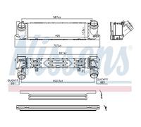 Intercooler NISSENS 96552