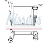 Intercooler NISSENS 96688