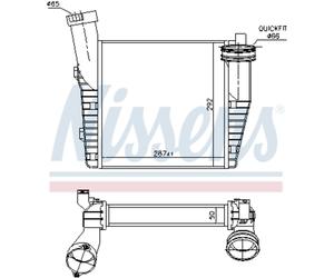 Intercooler NISSENS 96688