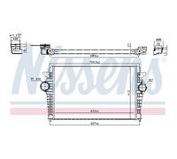 Intercooler NISSENS 96692