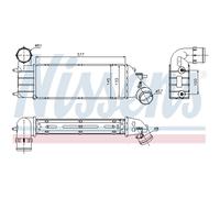 Intercooler NISSENS 96766