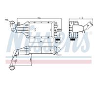 Intercooler NISSENS 96789