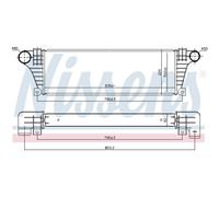 NISSENS 96857 Intercooler
