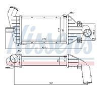 Intercooler NISSENS 96863