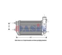 Intercooler Para Fiat Ducato Pritsche/Fahrgestell Scudo Combinato 295x202x60