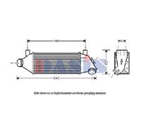 Intercooler Para Ford Transit Pritsche Chasis FM FN FD FB FS