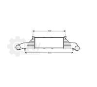 Intercooler Para Mercedes-Benz Clase C T-Model Año 00-01