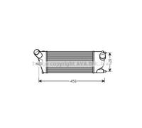Intercooler Para Peugeot 407 SW 6E_ Coupe 6C_ Citroën C5 III Break TD_