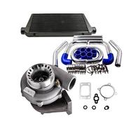 Intercooler para turbo Compatible con turbocompresor Turbo Universal Falcon BA/BF XR6 FPV GT3582, Kits de tuberías de 64mm e Intercooler 76