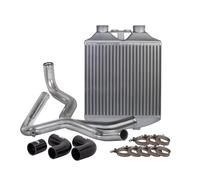 Intercooler para turbo Kit de conversión de Intercooler de montaje frontal, radiador Turbo de aluminio, compatible con Ibiza Polo Fabia 1,9 TDI Enfriador de aire de turbo