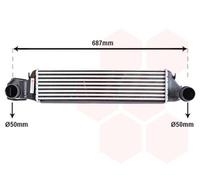 Intercooler Refrigerado por Aire Aluminio Apto para BMW 3er E46 Touring