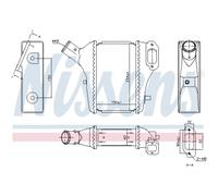 Intercooler Refrigerado por Aire Aluminio Apto para Honda Cr-V IV RM _ Re