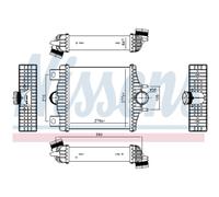 Intercooler Refrigerado por Aire Aluminio Apto para Land Rover Range LG L405 Lw