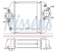 Intercooler Refrigerado por Aire Aluminio Apto para Mazda CX-7 De 6 Familiar Gh
