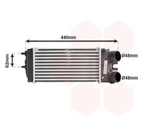 Intercooler Refrigerado por Aire Aluminio Apto para Peugeot Pareja Espacio Combi