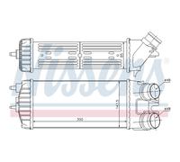 Intercooler Refrigerado por Aire Aluminio Apto para Peugeot Partner Combispace