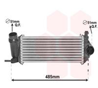 Intercooler Refrigerado por Aire Aluminio Apto para Renault Kangoo /