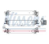 Intercooler Refrigerado por Aire Aluminio Apto para Renault Laguna III Grandtour